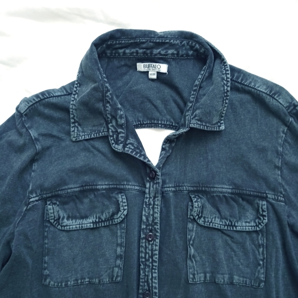 DONATED! Denim Shirt with Peekaboo Back Yoke - Picture 5 of 8